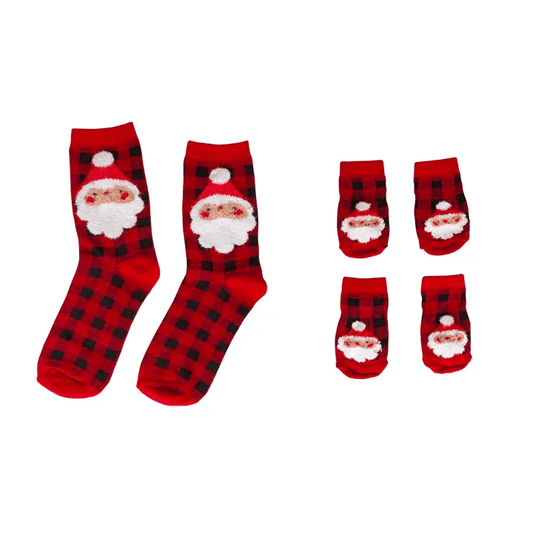 Dog & Human Socks - Santa