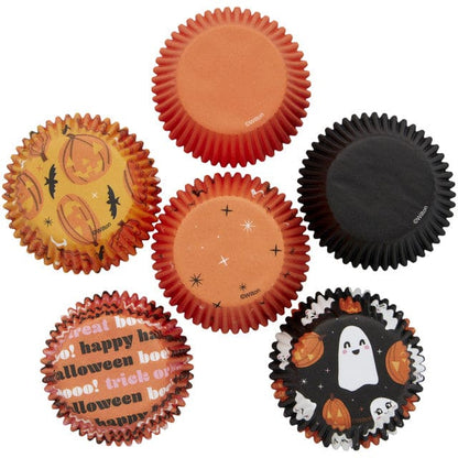 Happy Halloween Paper Halloween Cupcake Liners -  150-Count