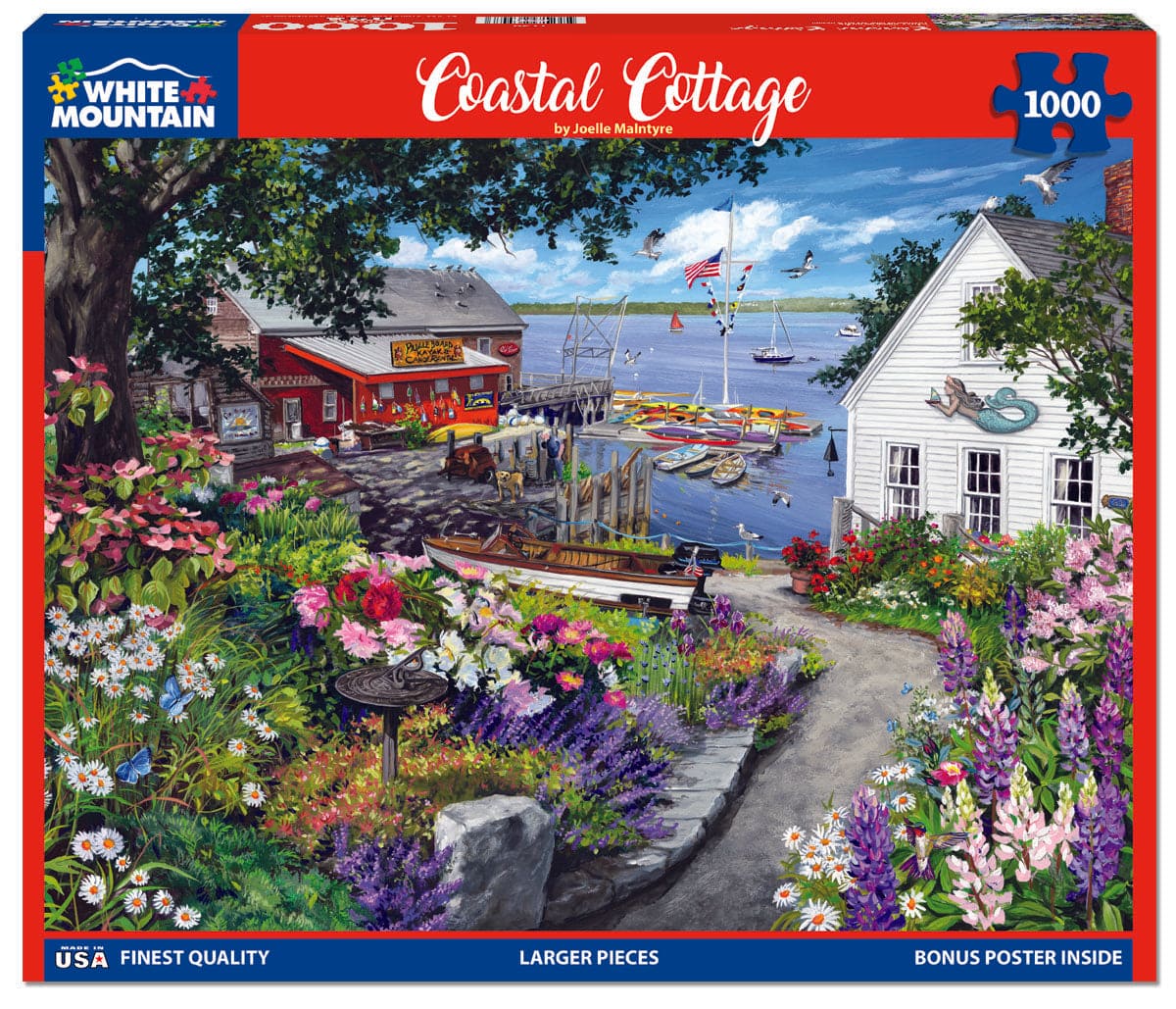 Coastal Cottage - 1000 Piece Jigsaw Puzzle