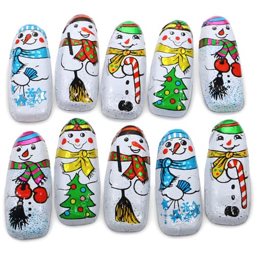 Thompson Mini Foil Snowmen - 1lb