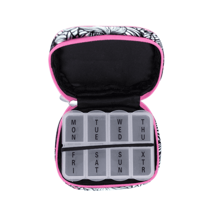 Wellness Keeper Zippered Pill & Vitamin Case Open Stock - Cloud 9