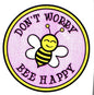 Bee Happy Bee Sticker