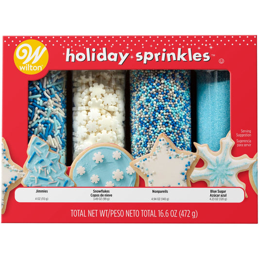 Wilton Holiday Srpinkles 4 Pack