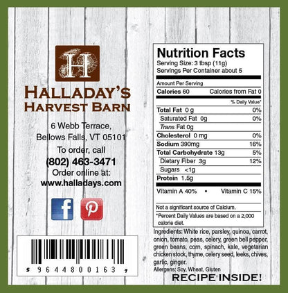 Halladay's Country Chicken Vegetable Soup Mix