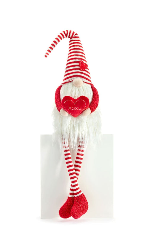 Sitting Gnome Hat & Heart w/Long Legs