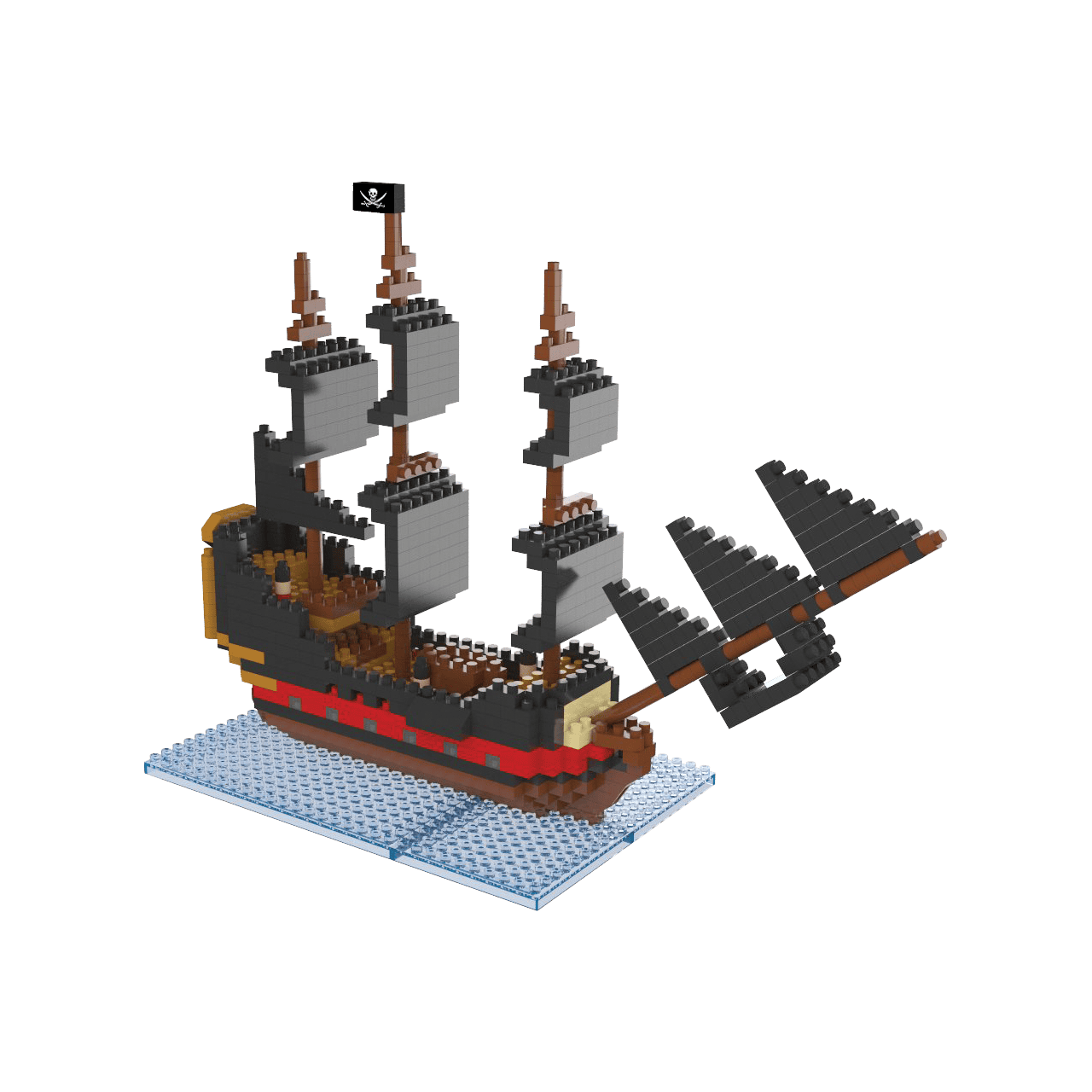 Mini Building Blocks - Pirate Ship