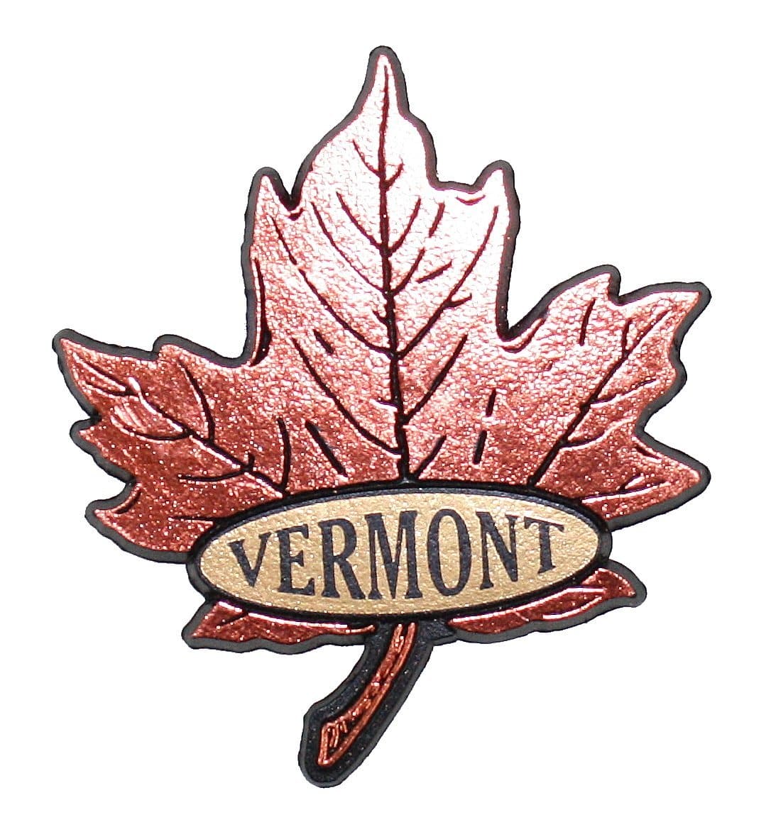 Vermont Leaf Mini Magnet -