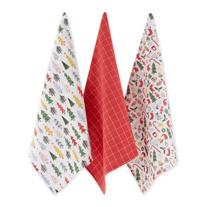 Holiday Vibes Set of 3 Dishtowels