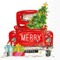 Rosanne Beck Merry Truck Christmas Guest Towel Napkins