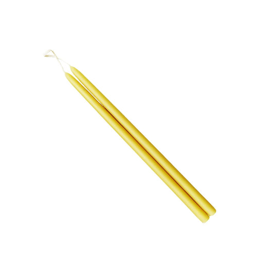 10" Tiny Taper Candles - Natural Beeswax,