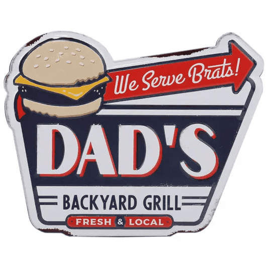 Dad's Backyard Grill Magnet