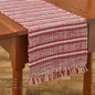 Peppermint Stripe Table Runner - 36"L