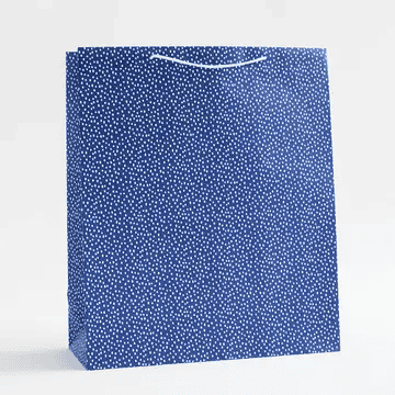 Navy Flurry Gift Bag XL