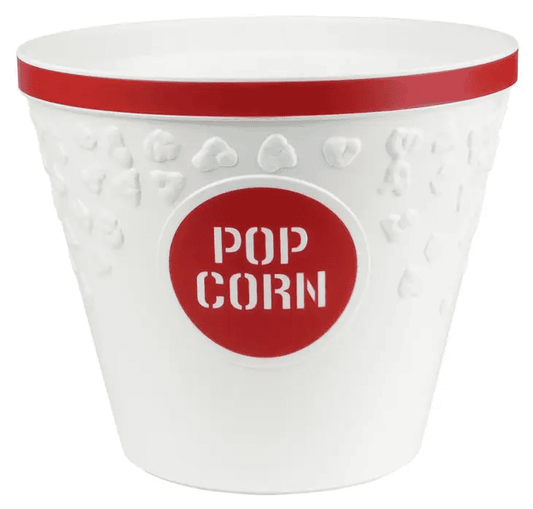 Popcorn Bucket - White and Red