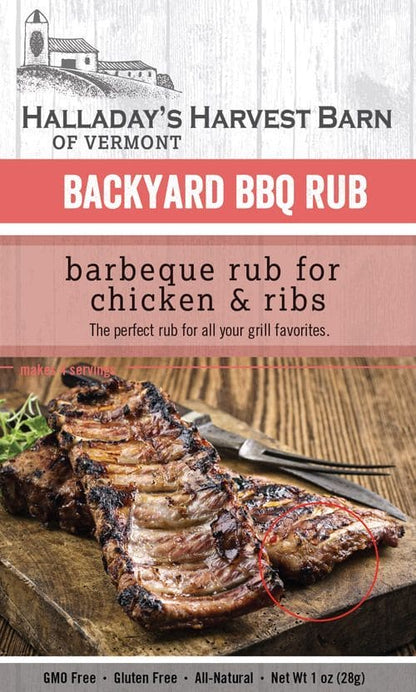 Halladay's Backyard BBQ Rub For Chicken and Ribs