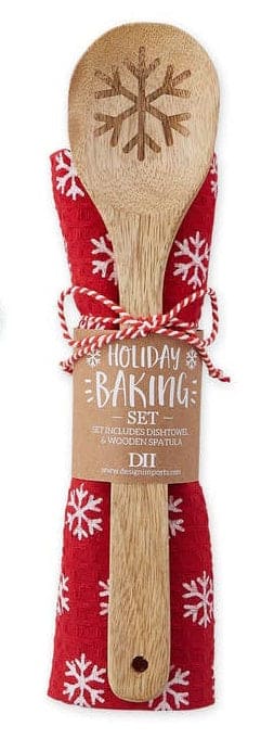 Holiday Baking Dishtowel & Spoon Gift Set -