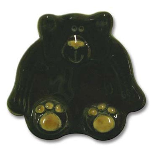 3" Mini Bear Dish - Black