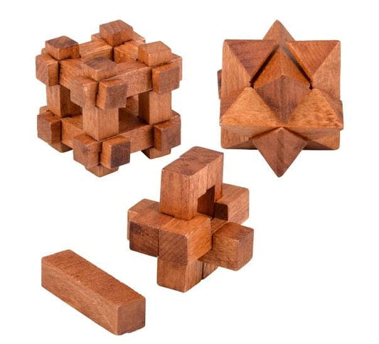 Wooden Brain Teasers - 1.75"