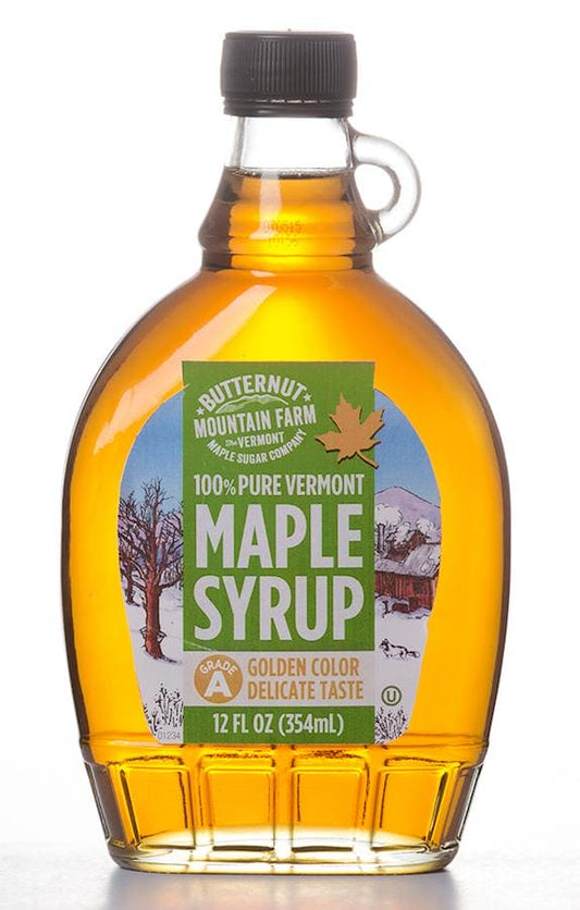 Golden Color Delicate Taste Vermont Maple Syrup - 12 oz