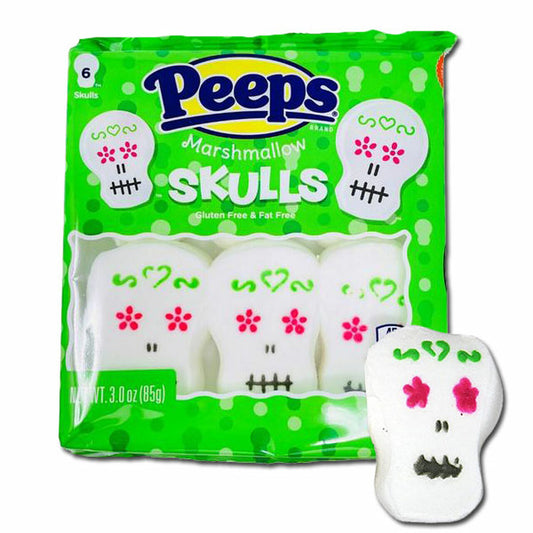 Peeps - Marshmallow Skulls - 6 piece