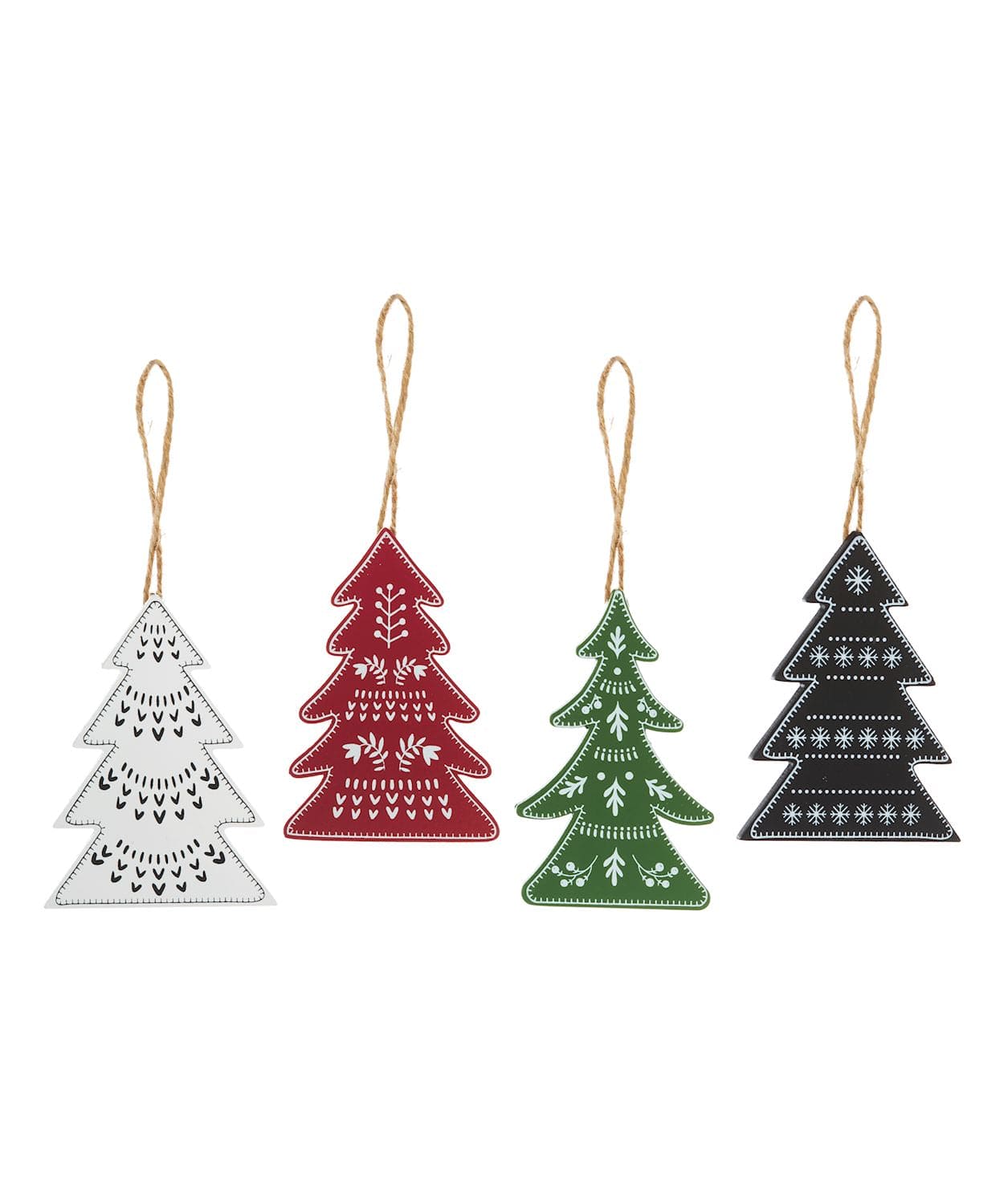 Wood Christmas Tree Ornament -