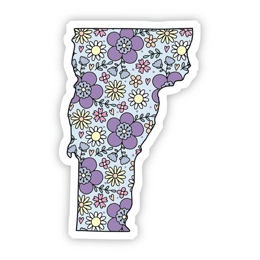 Vermont Floral Sticker