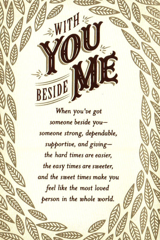 With You Beside Me Birthday Card