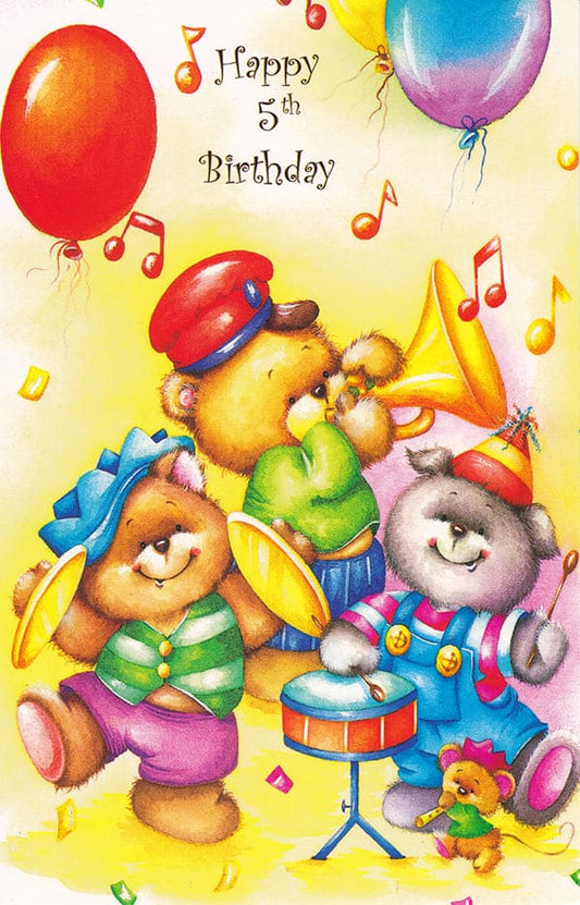 Happy 5th Birthday Greeting Card