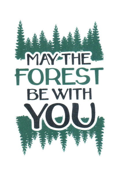 May The Forest Be With You Sticker