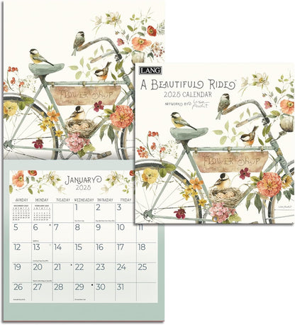 A Beautiful Ride 2025 Mini Wall Calendar