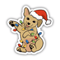 Dog & Lights Sticker