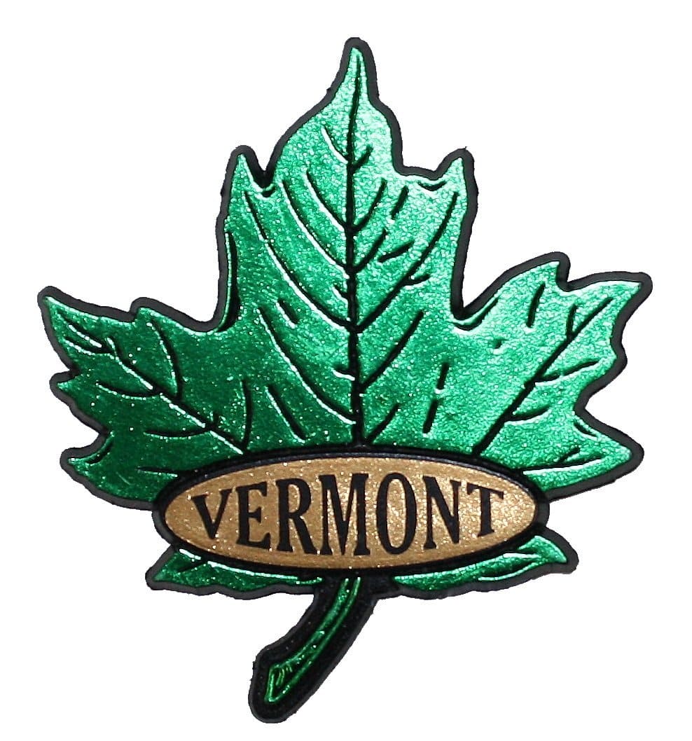 Vermont Leaf Mini Magnet -