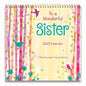 2025 Wall Calendar - "To A Wonderful Sister"