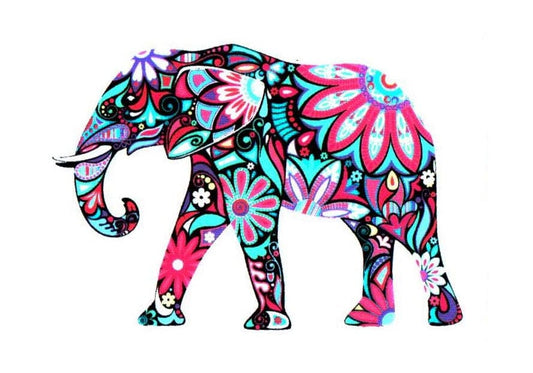 Pink Elephant Sticker