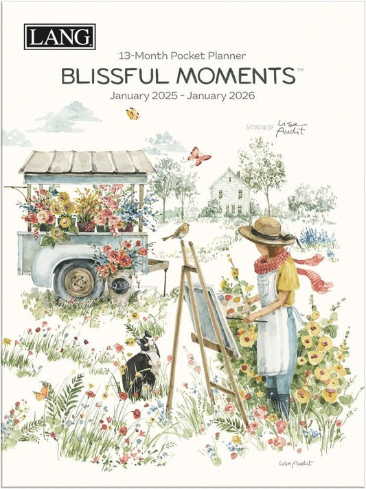Blissful Moments 2025 Monthly Pocket Planner