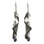 Metal Wrap Linear Bead Earrings  Earring