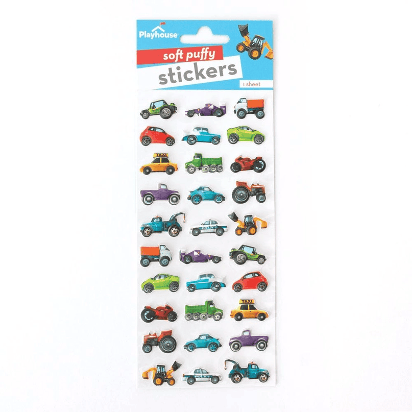 Mixed Car Puffy Stickers