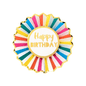 Rainbow Happy Birthday Badge