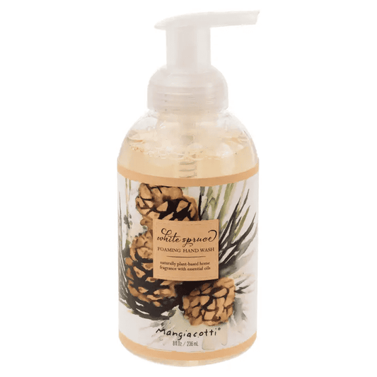 8 oz. White Spruce Foaming Hand Wash Mangiacotti Christmas