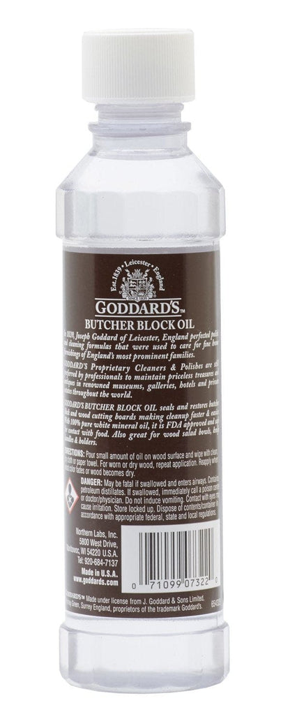 Goddard's Butcher Block Oil - 8oz