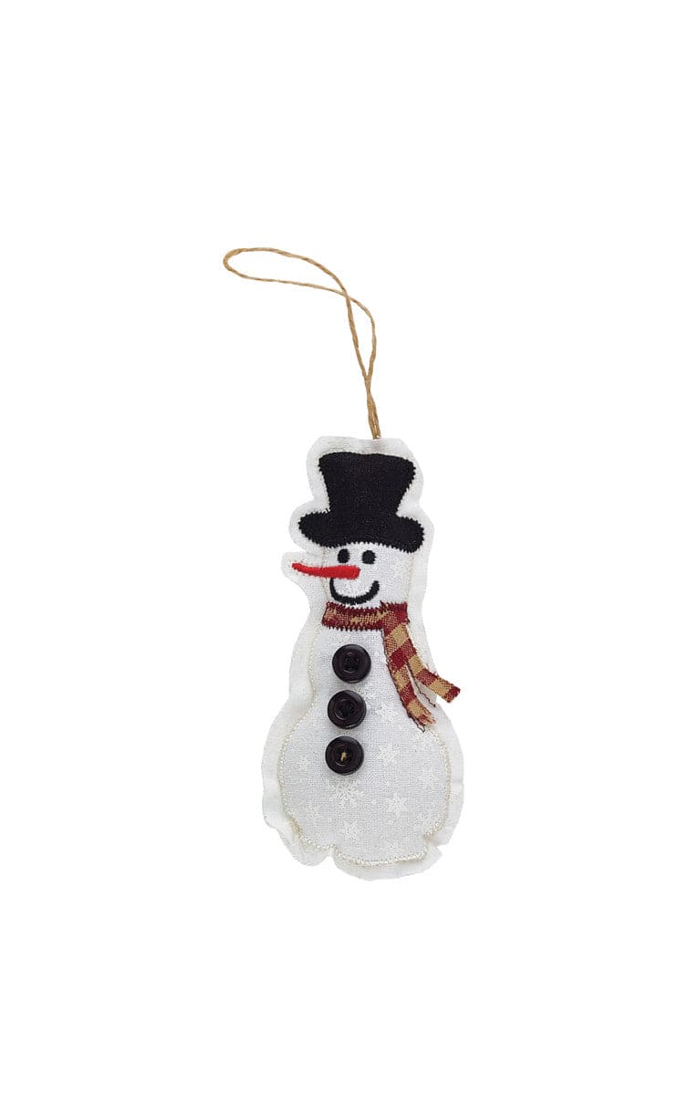 Country Snowman Ornament