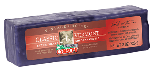 Cabot Vintage Choice Cheddar Cheese Purple Wax | Shelburne Country Store