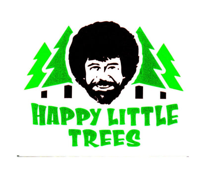 Happy Little Trees Sticker