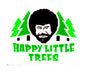 Happy Little Trees Sticker