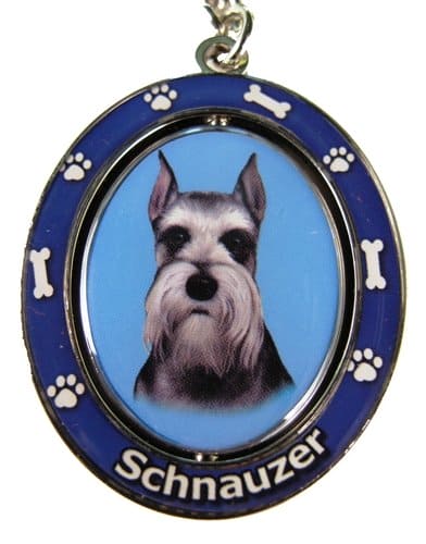 Spinning Dog Keychain -