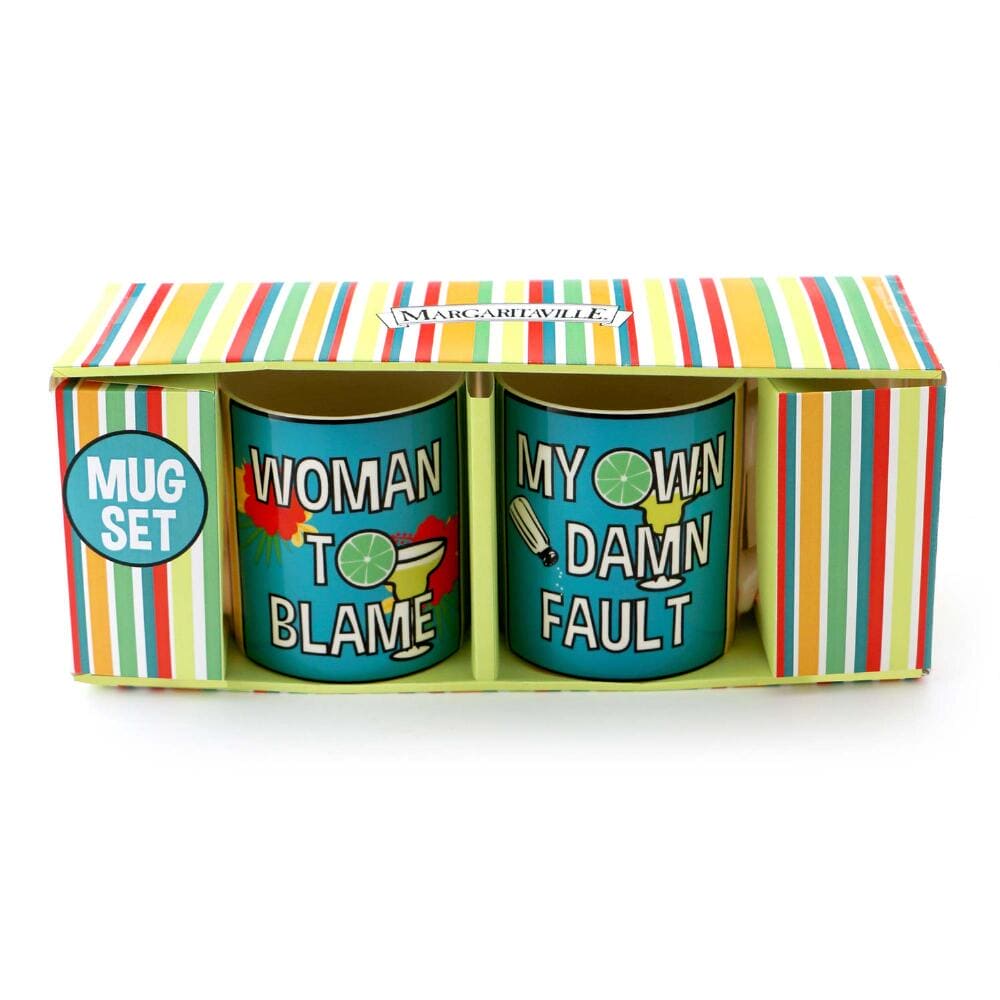 Margaritaville Mug Set - Blame Damn