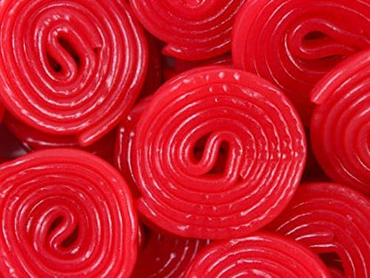 Broadway Strawberry Red Licorice Pinwheels - 1 Pound