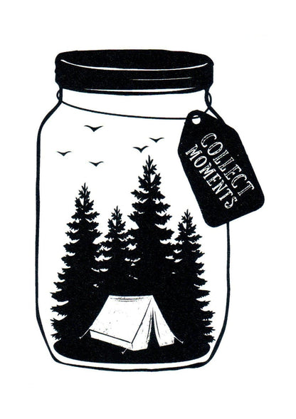 Collect Moments - Jar Sticker