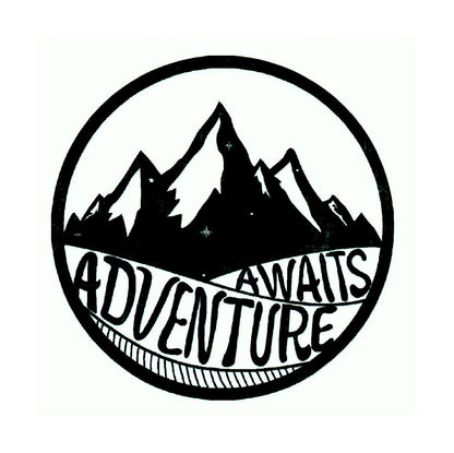 Mountains Adventure Awaits Sticker