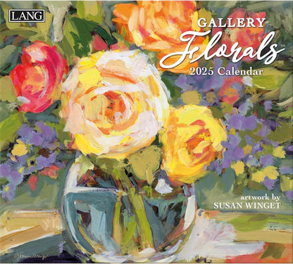 Gallery Florals 2025 Wall Calendar